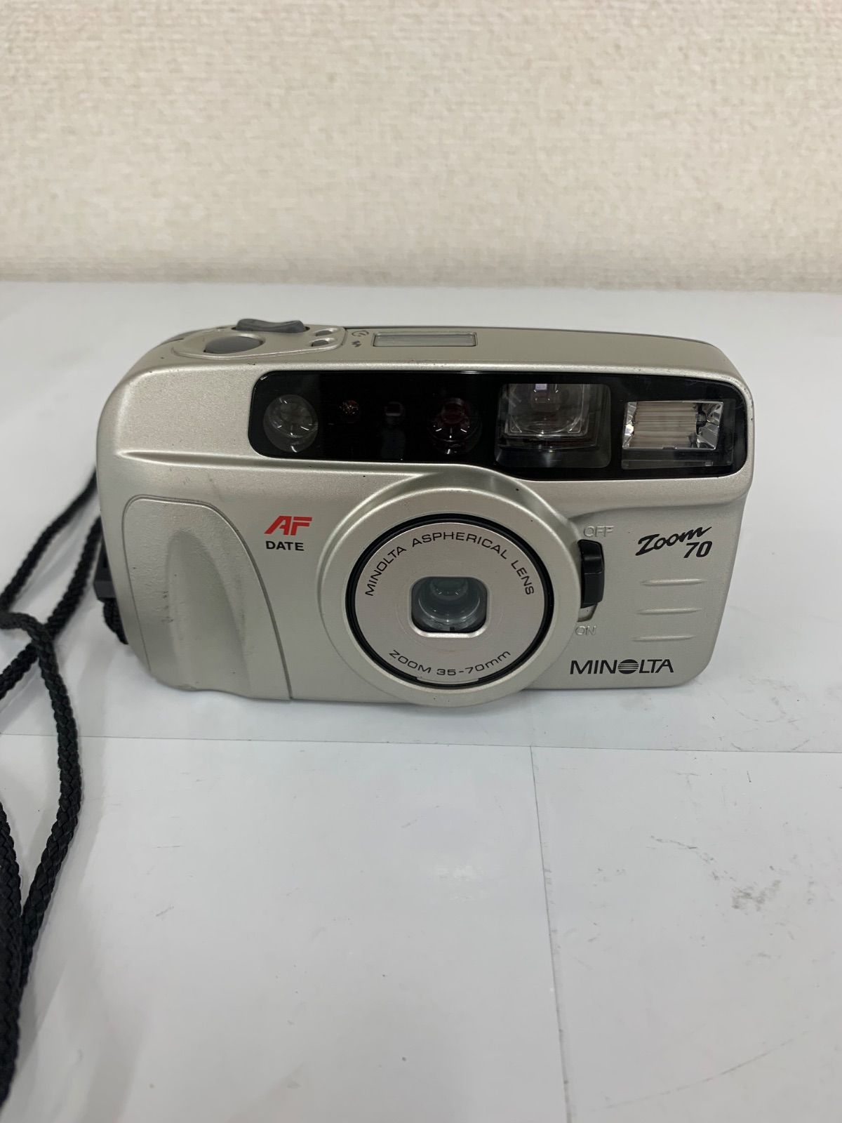 3【動作未確認】MINOLTA ミノルタ Zoom 70 コンパクトフィルムカメラ