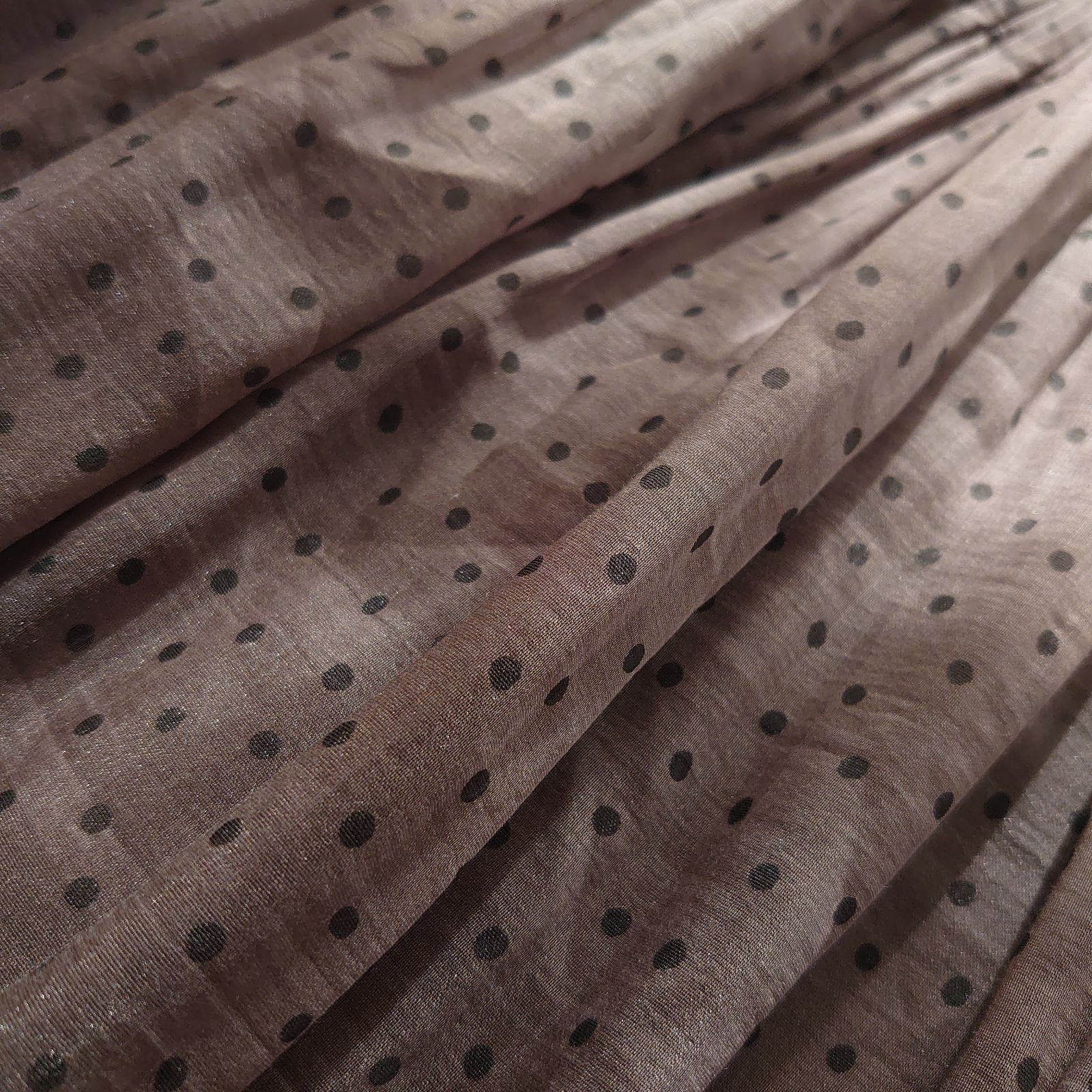 21SS 定価9.7万 レリアン プリーツドットワンピース ロング S - メルカリ 