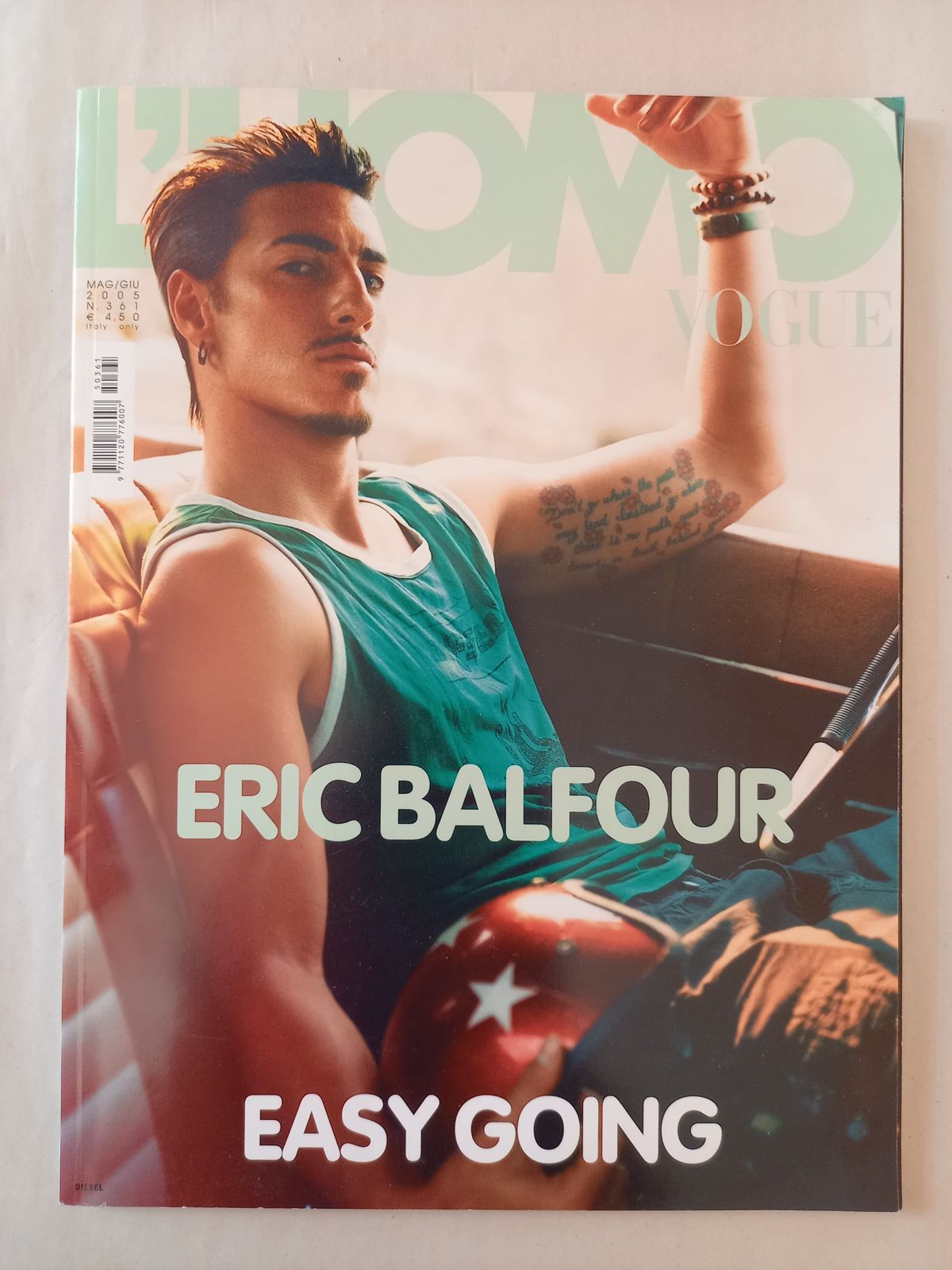 洋雑誌 L UOMO VOGUE Magazine May 2005 エリック バルフォー マーク ヴァンダールー レオ グレゴリー ティム ウォーカー