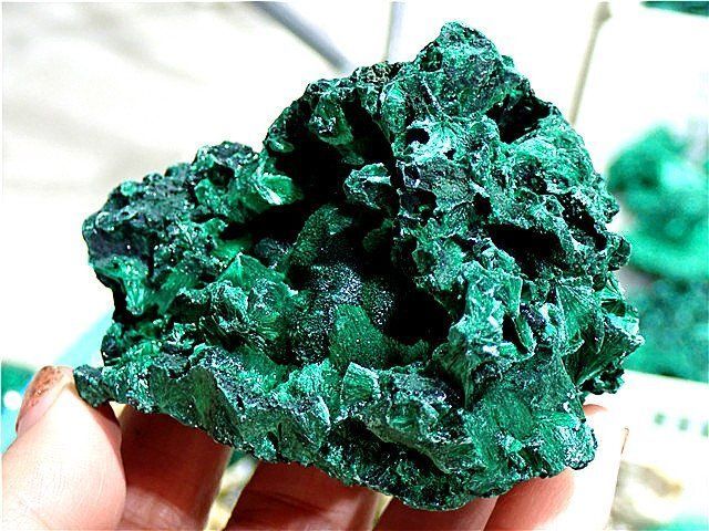 AAA級☆天然クリソコラマラカイト原石B1124/YS/171A - メルカリ