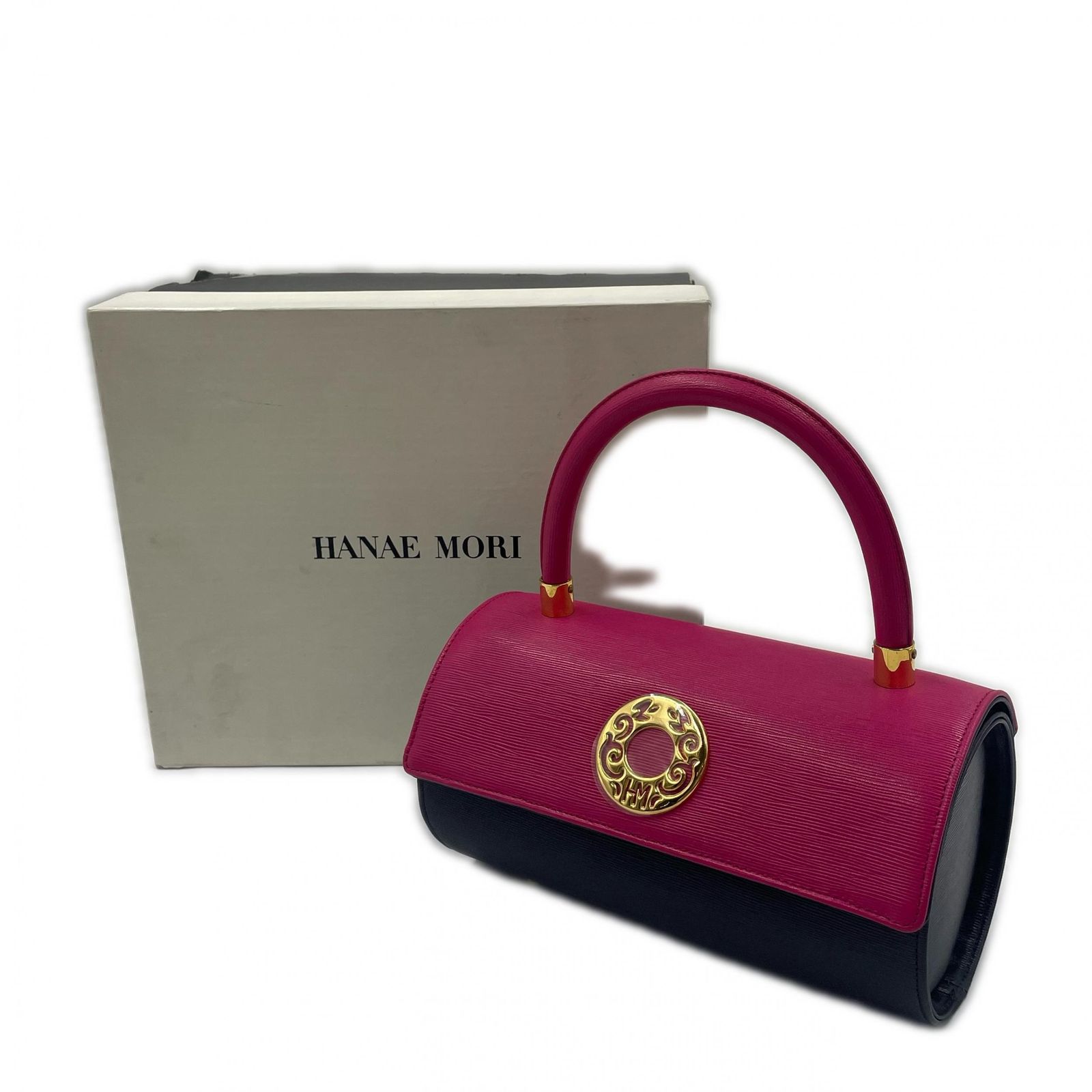 HANAE MORI 森英恵 ハナエモリ ハンドバッグハンドバッグ マゼンタ