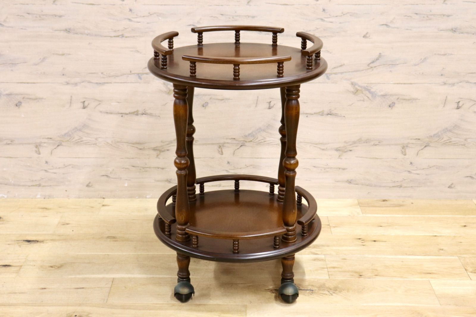 GMIK645○飛騨産業 / HIDA キツツキ キッチンワゴン ティーワゴン