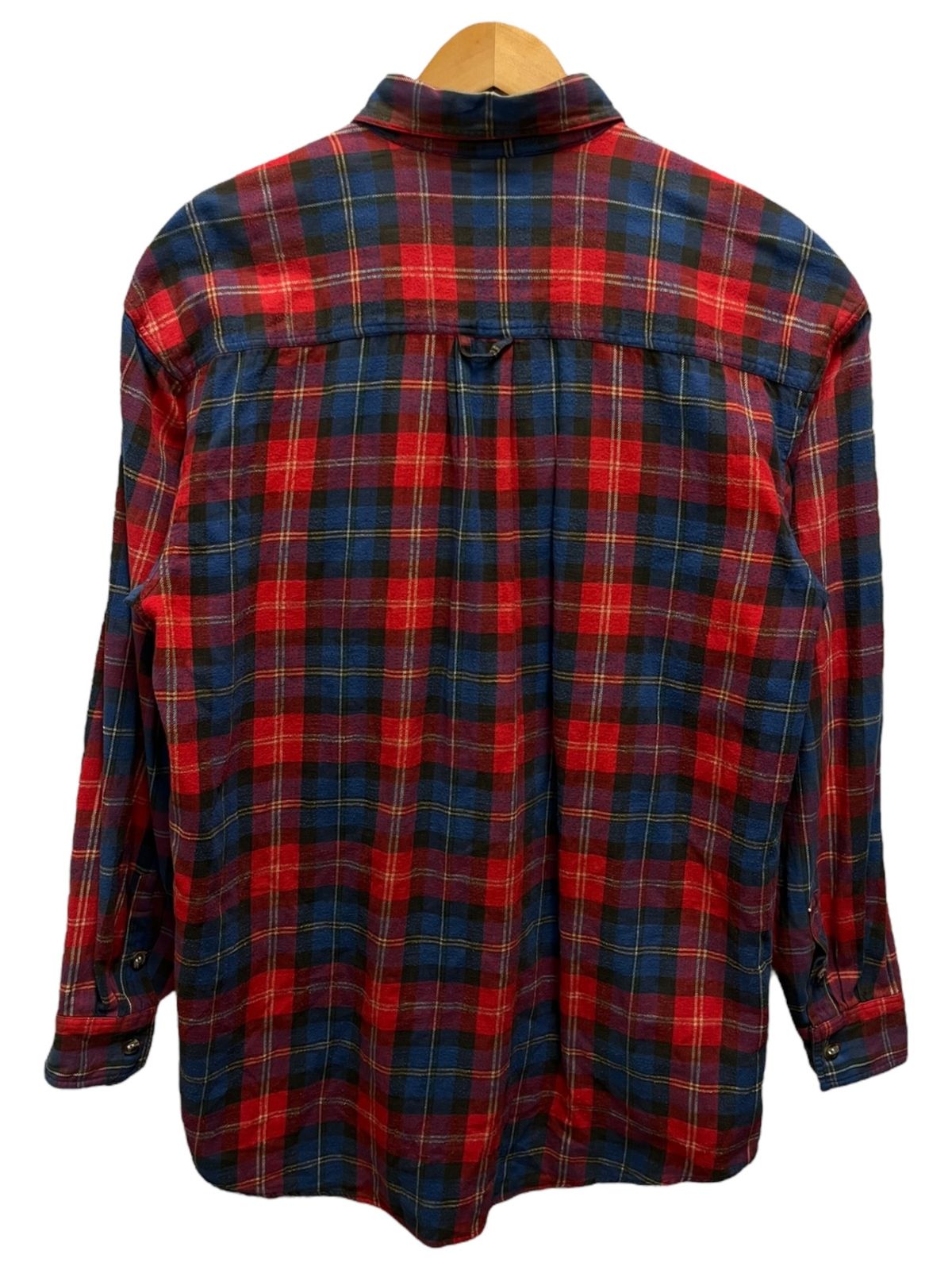 STONE ISLAND ストーンアイランド チェックシャツ コットン L レッド メンズ|199