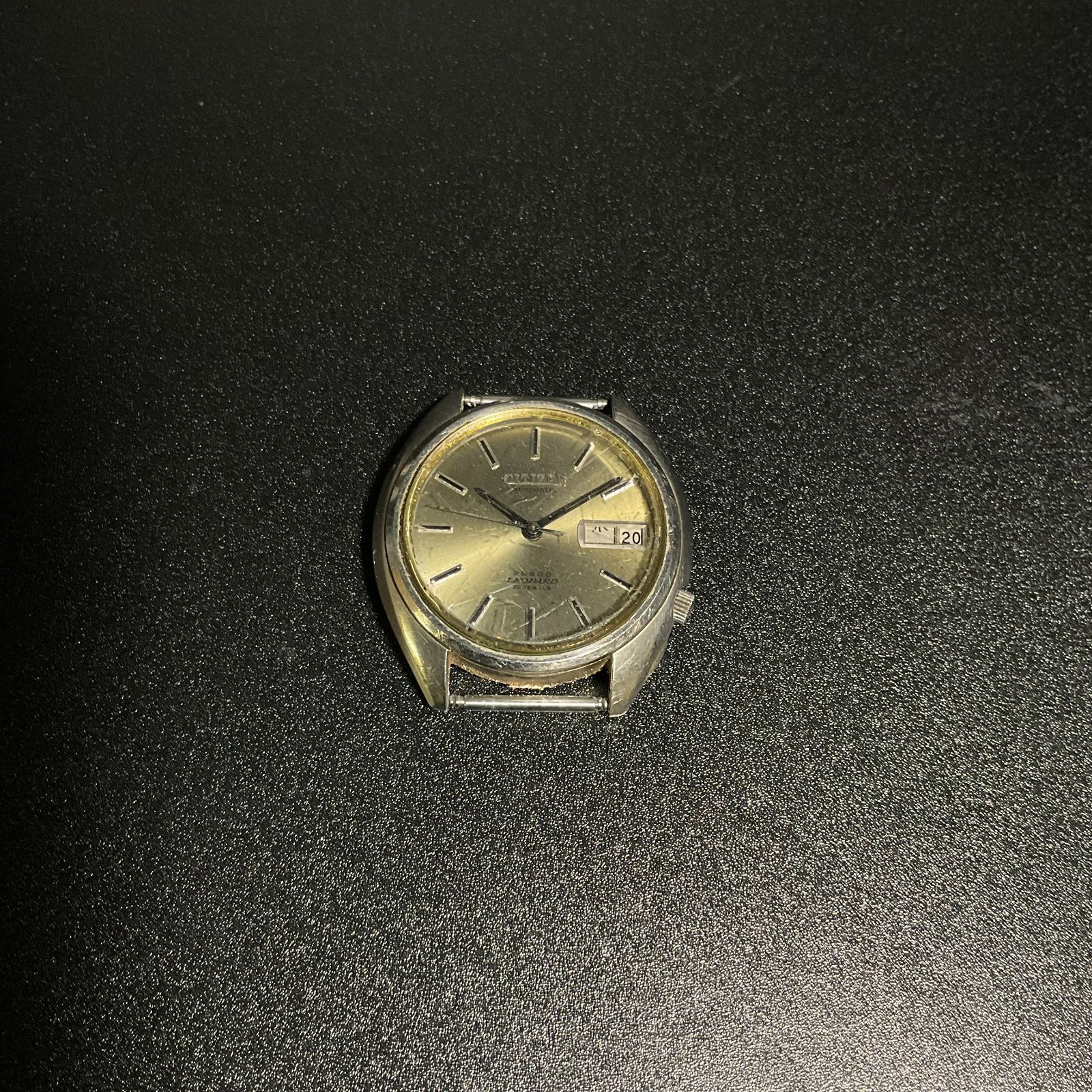 シチズン レオパード シルバー文字盤 稼働 AT フェイスのみ