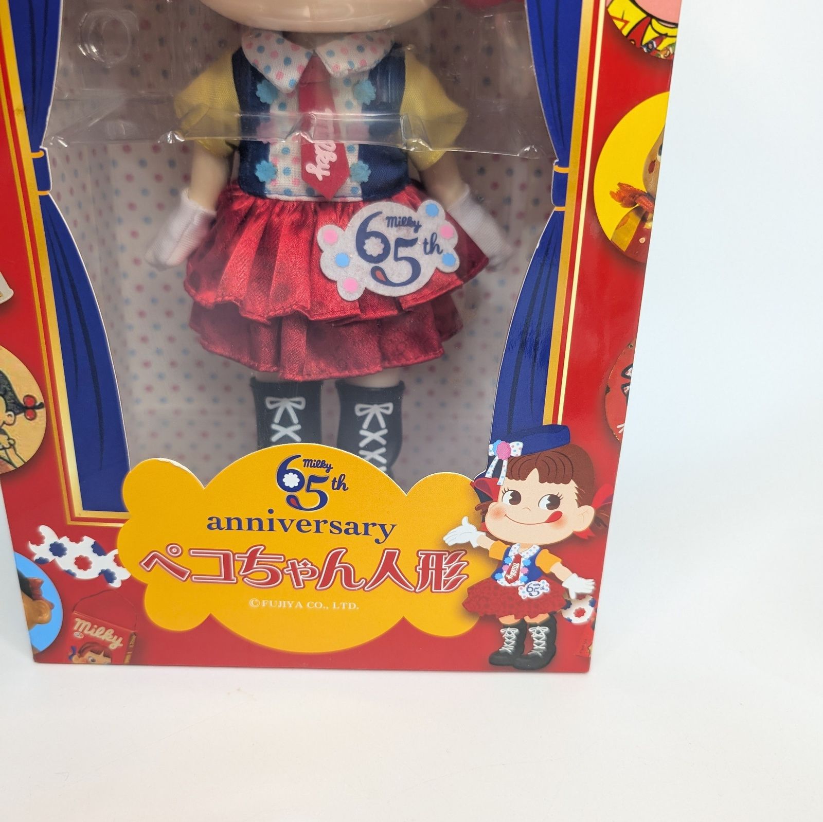 FUJIYA ペコちゃん 人形 65周年記念 不二家ペコちゃん人形 フィギュア