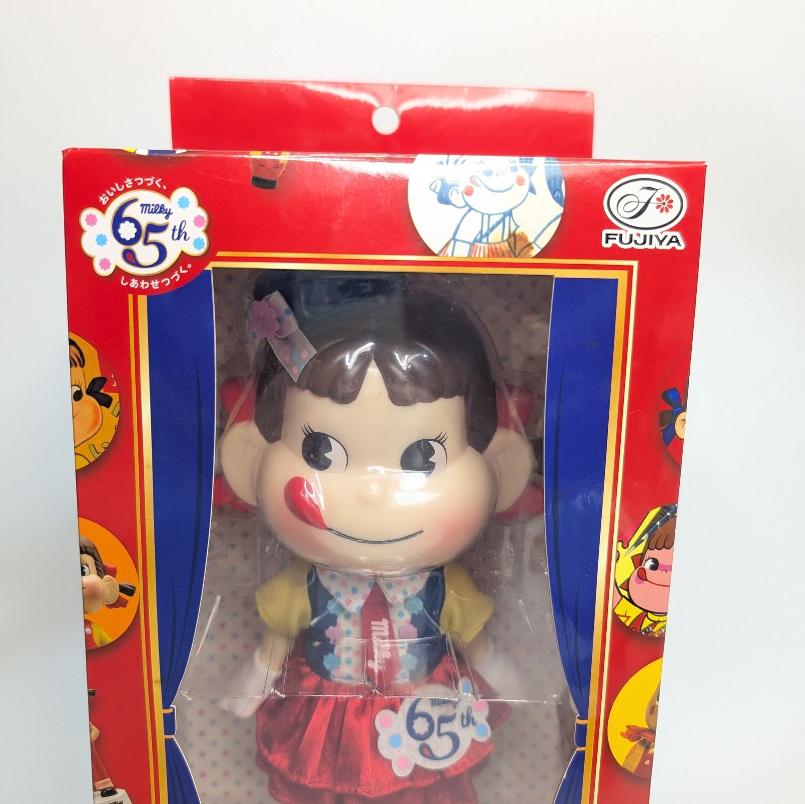 FUJIYA ペコちゃん 人形 65周年記念 不二家ペコちゃん人形 フィギュア