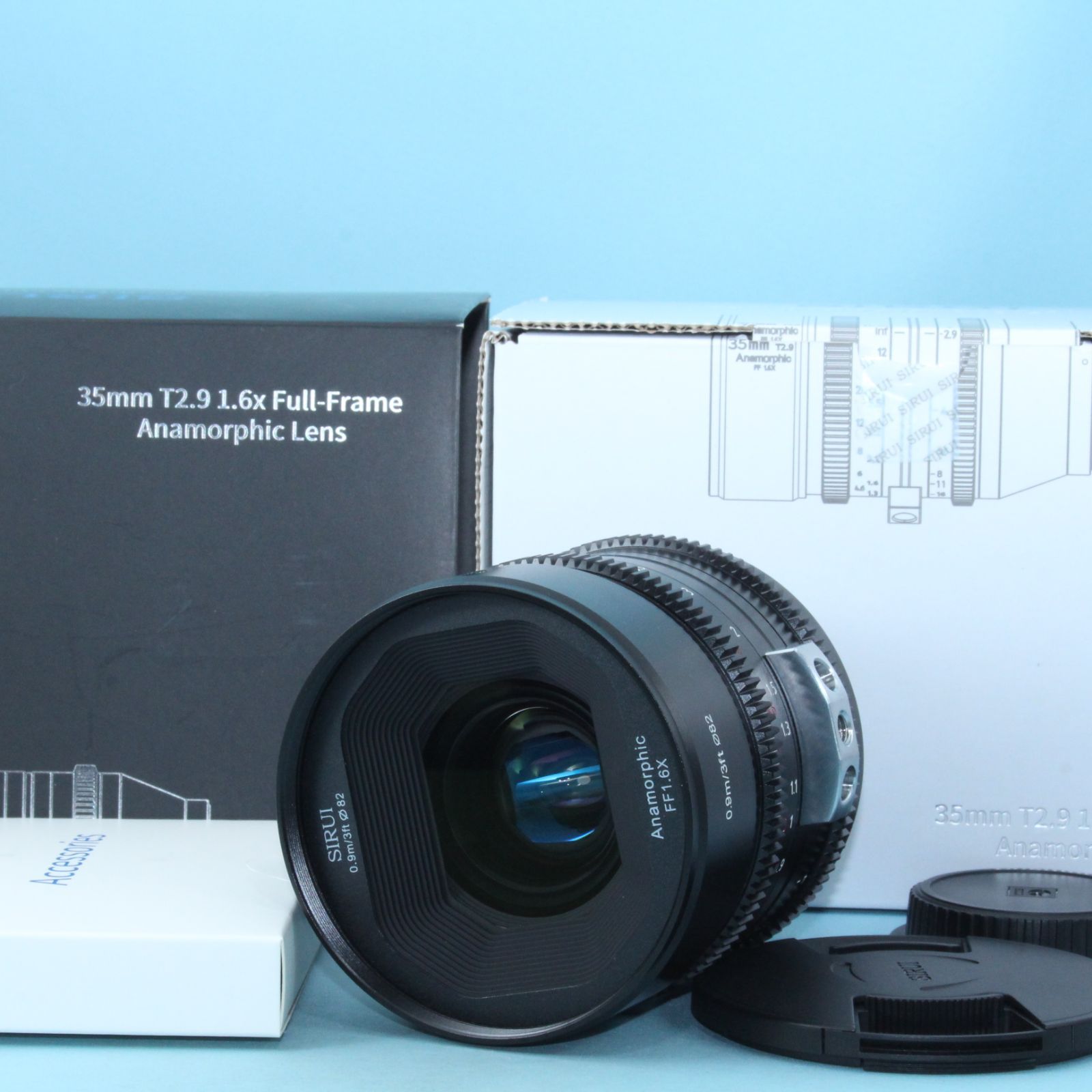美品 SIRUI 35mm T2.9 1.6X フルフレーム アナモルフィックレンズ E