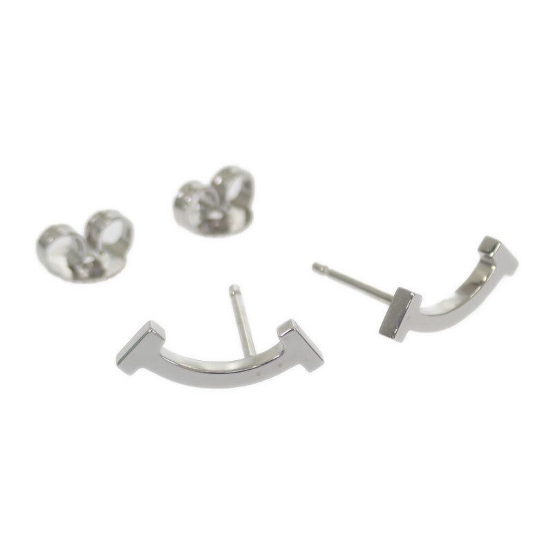 Tiffany - Co. ティファニー TIFFANY-Co. スマイル ピアス K 18ホワイトゴールド レディース ジュエリー|アクセサリー
