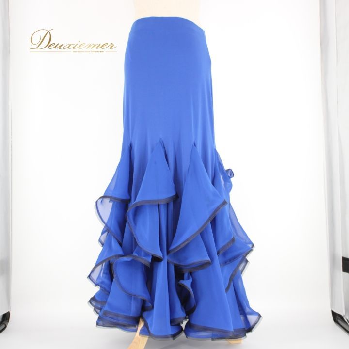 社交ダンス 衣装 スタンダード スカート レッスンウェア 女性用 オール