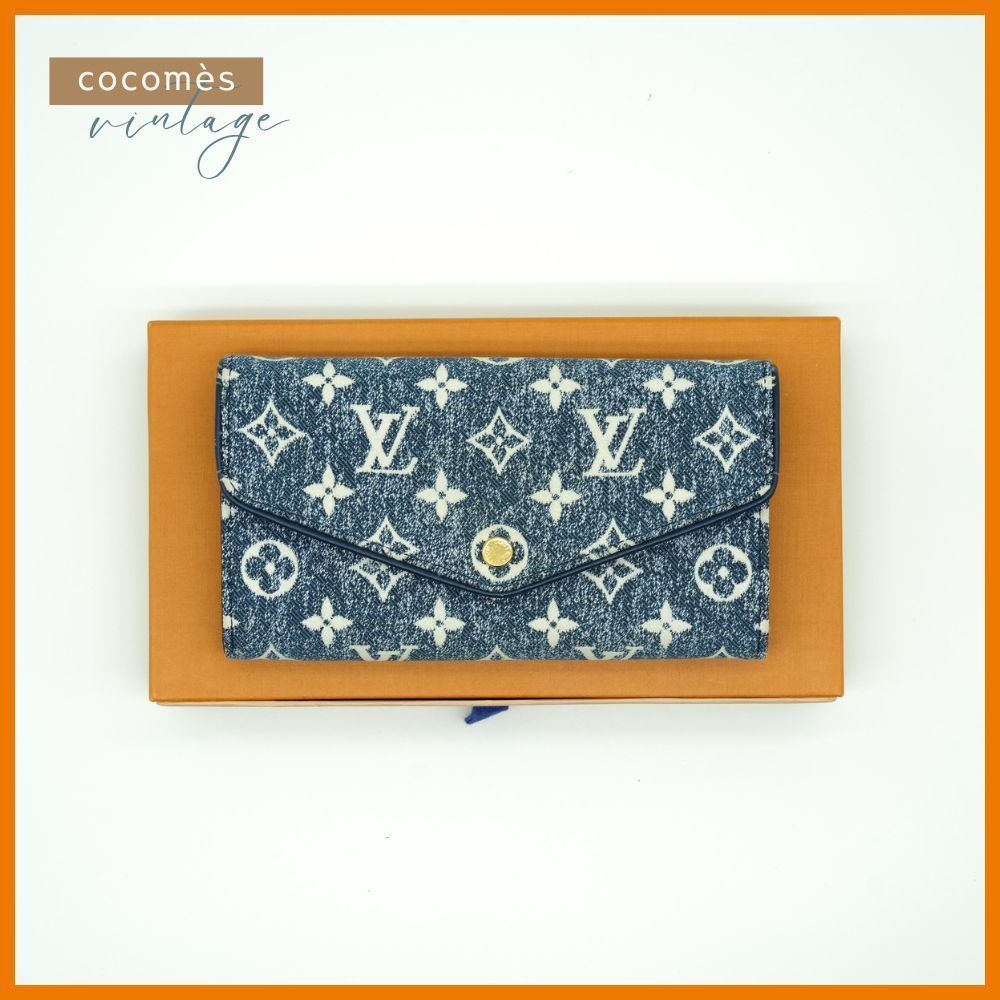 極美品】Louis Vuitton ルイヴィトン モノグラム デニム ジャガード