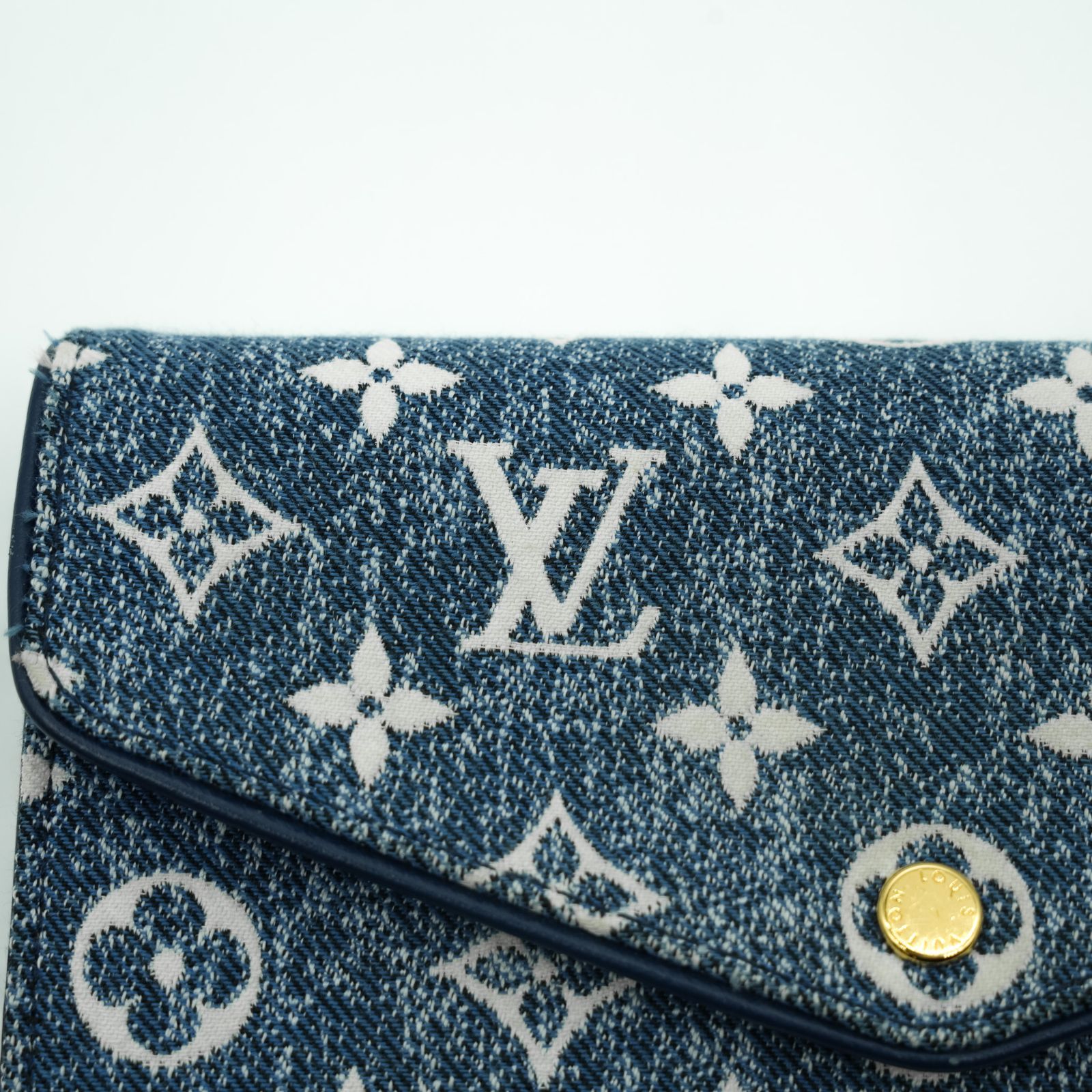 極美品】Louis Vuitton ルイヴィトン モノグラム デニム ジャガード