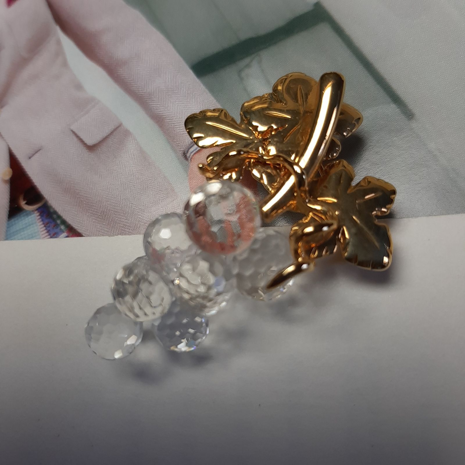 スワロフスキーSWAROVSKIオーナメント・ピックセット・ブローチ2点セット MNN08 スワロフスキー ブローチ Swarovsk - メルカリ