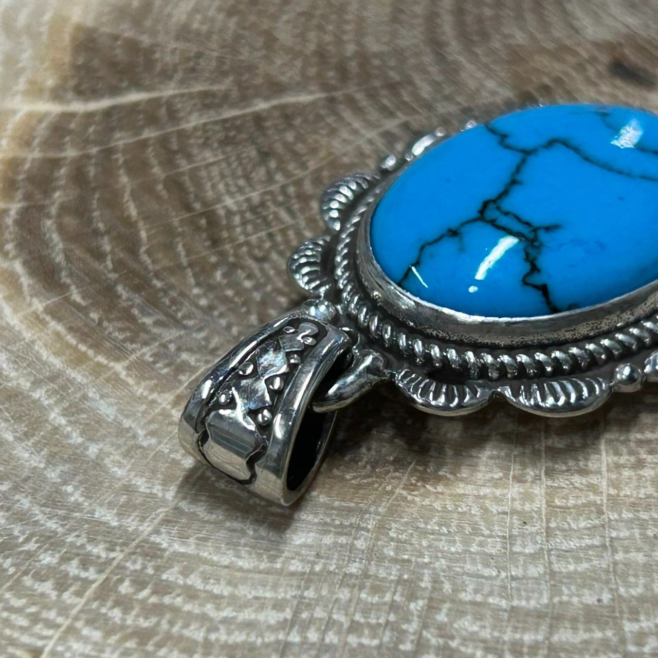 新品未使用 Silver925 シルバー925 ターコイズ ペンダントトップ