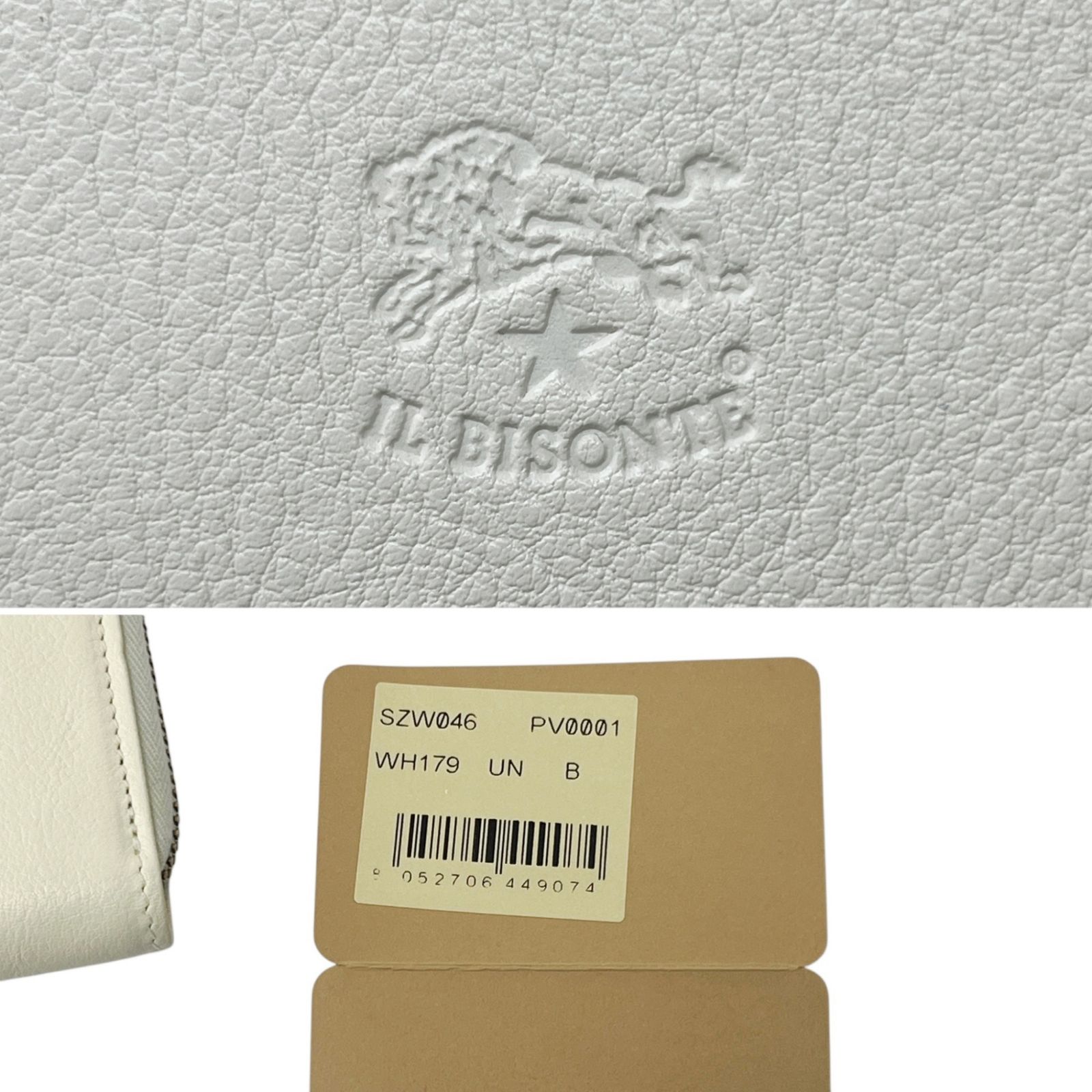 IL BISONTE (イルビゾンテ) イタリア製 長財布 ラウンドファスナー 