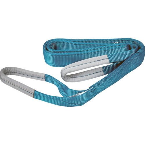 ＴＲＵＳＣＯ リサイクルポリエステルスリング ＪＩＳ３等級 両端アイ形 ５０ｍｍＸ４．５ｍ