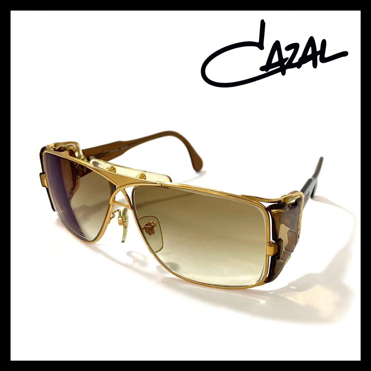 CAZAL】レジェンズ MOD955 COL97 サングラス 度入り ブラウン/茶