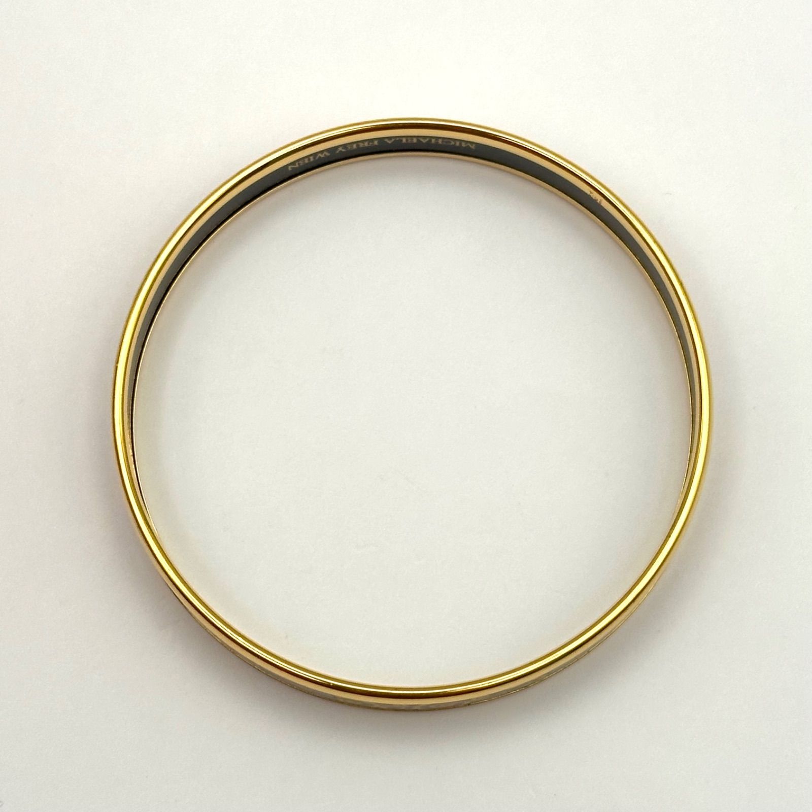 美品】MICHAELA FREY WIEN ミカエラフレイ バングル ゴールドカラー