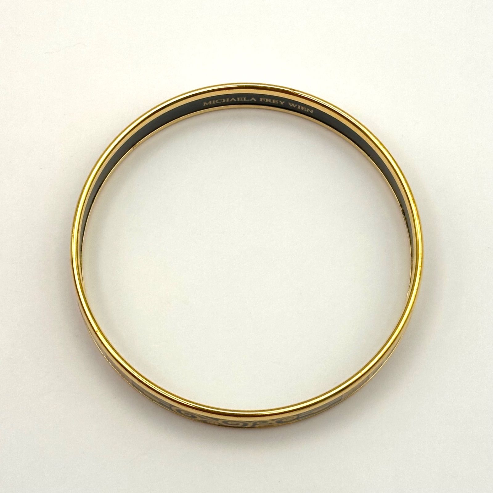 美品】MICHAELA FREY WIEN ミカエラフレイ バングル ゴールドカラー