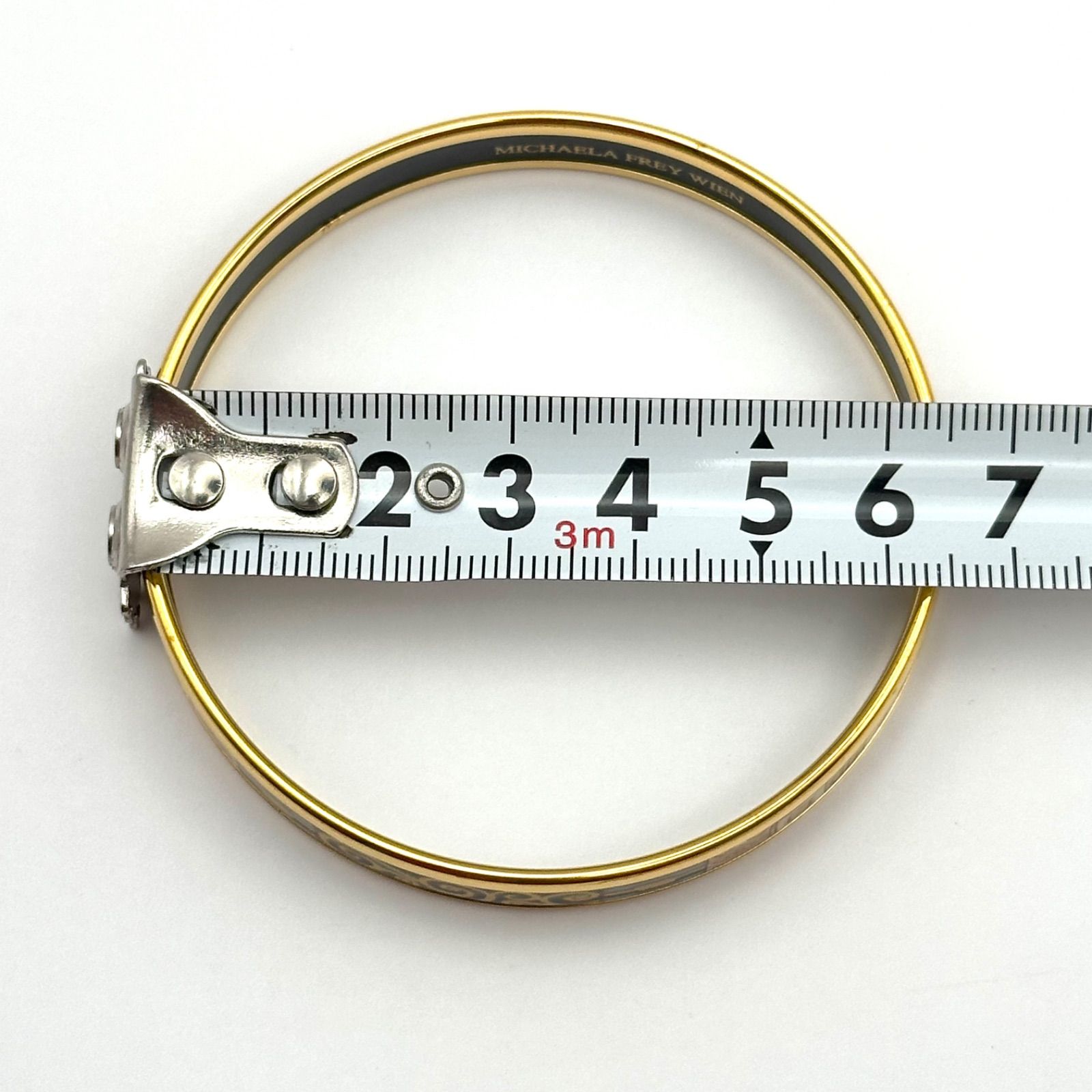 美品】MICHAELA FREY WIEN ミカエラフレイ バングル ゴールドカラー