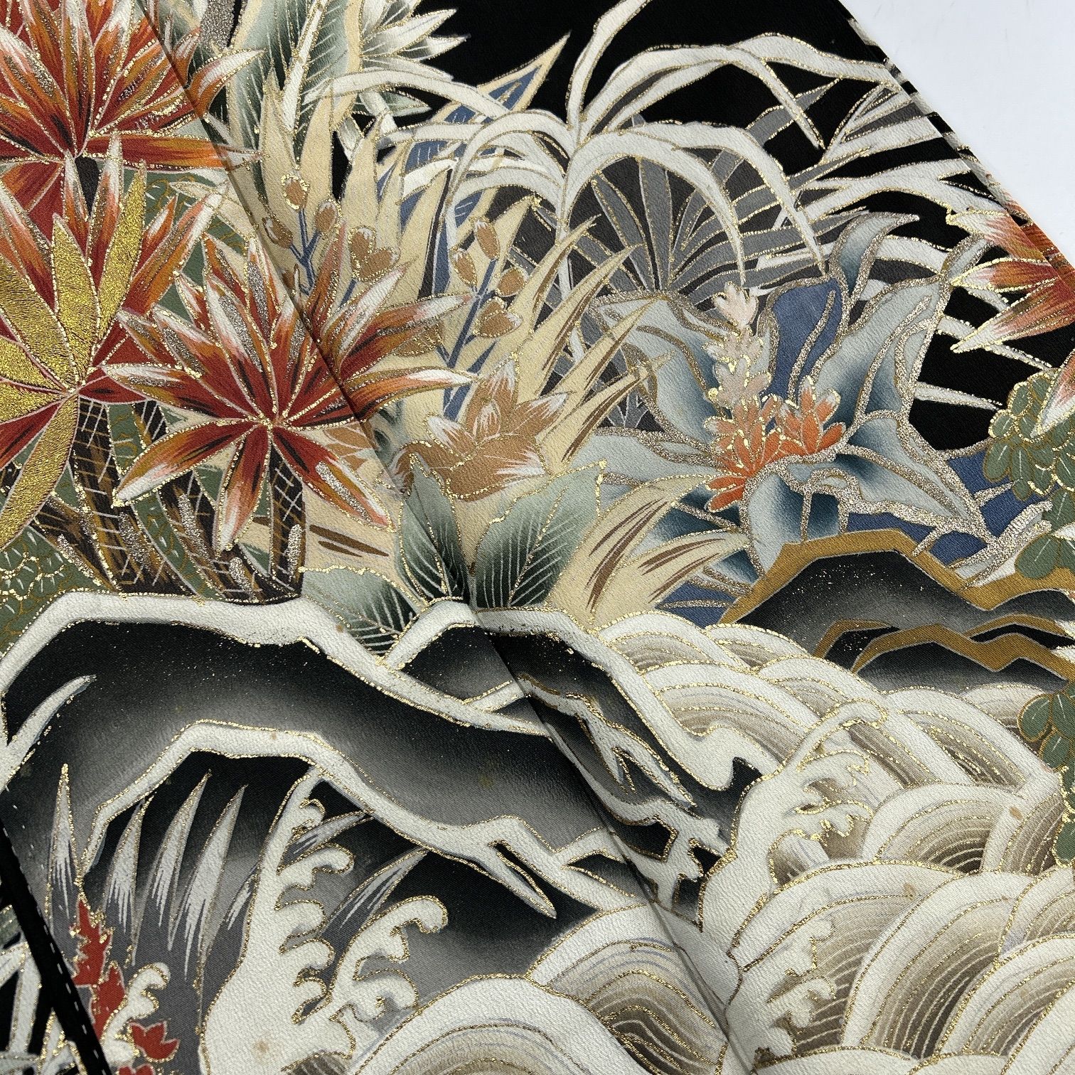 黒留袖 5枚 正絹 着物まとめ売り 同梱購入歓迎 リメイク用 着付け練習