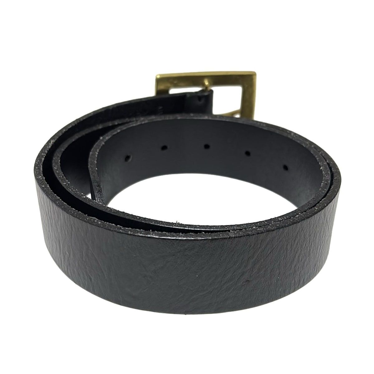 POLObyRalphLauren ポロラルフローレン ベルト S 黒 ゴールド レザー