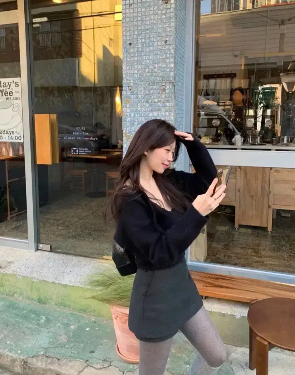 ONT アルパカ ボレロ ビスチェ セット ブラック