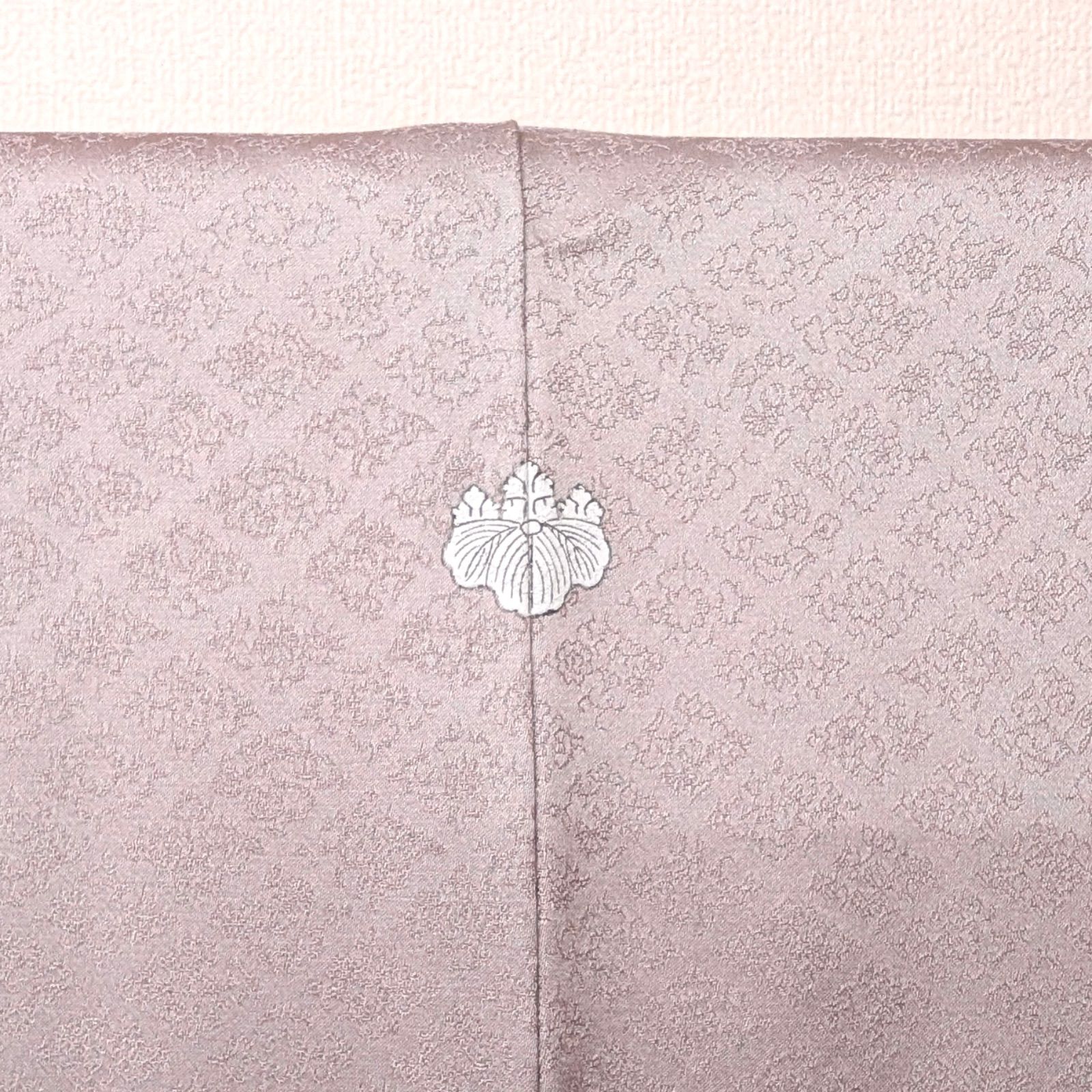 上品 金彩 一つ紋 正絹 色留袖 比翼無し K 1061