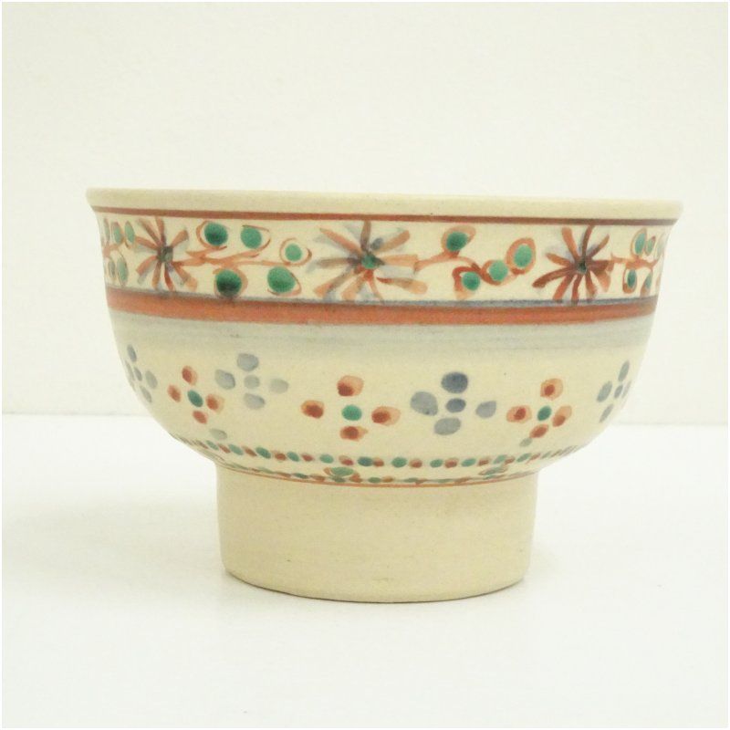 京焼 国領寿人造 紅安南茶碗（共箱） 茶道 抹茶 おしゃれ 抹茶茶碗