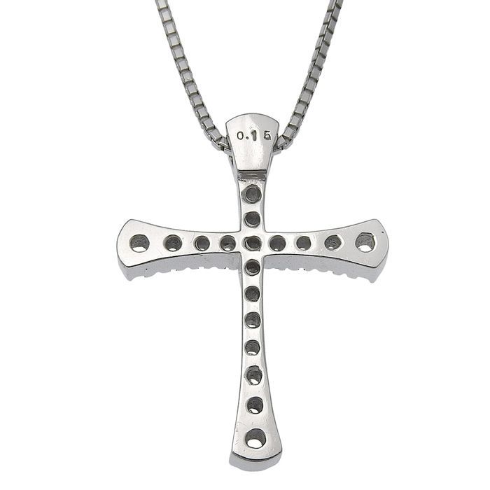 VENDOME AOYAMA ヴァンドーム青山 クロス モチーフ ダイヤ ネックレス