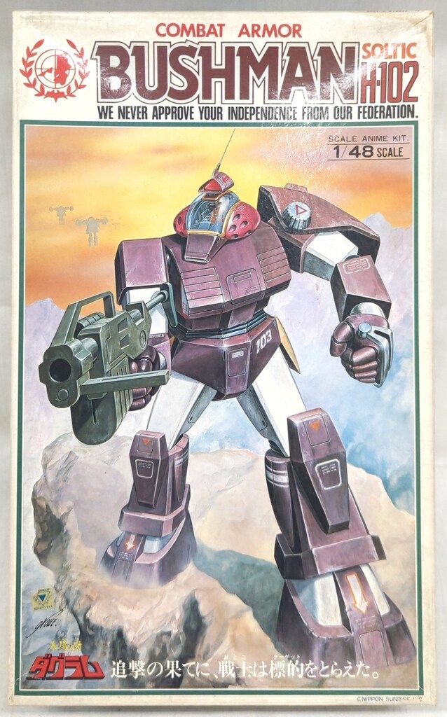 タカラ ダグラム/1/48スケールアニメキット ブロックヘッド/オリジナル