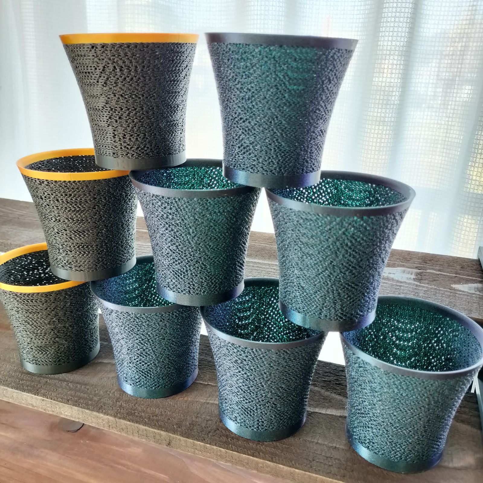 ブラックフライデーセール 1点限り 3Dプリンター鉢 9個 ジャイロイド