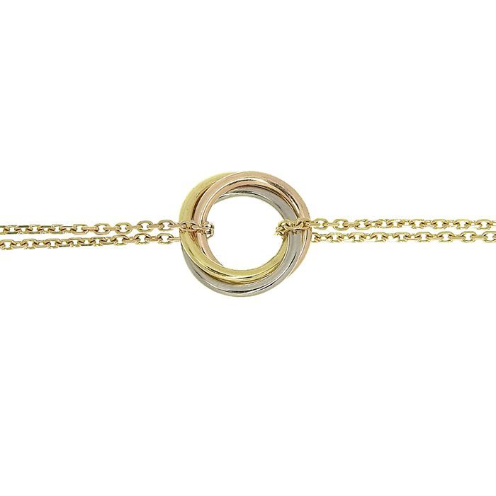 CARTIER カルティエ スウィート トリニティ ブレスレット K18YG K18WG