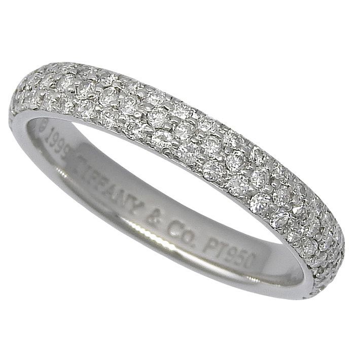 TIFFANY & Co. ティファニー フルエタニティ ダイヤ リング Pt950