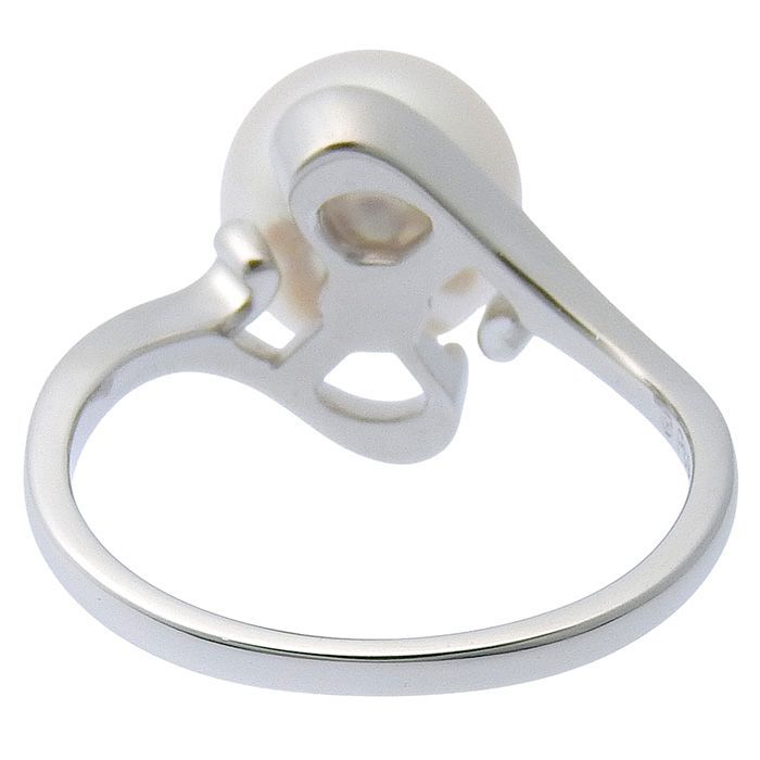 MIKIMOTO ミキモト デザイン パール リング Pt950 プラチナ パール