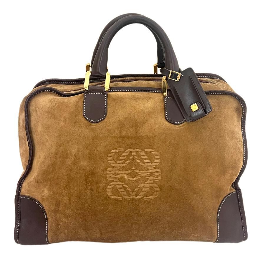 LOEWE ロエベ バッグ アマソナ40 スエード レザー ボストン