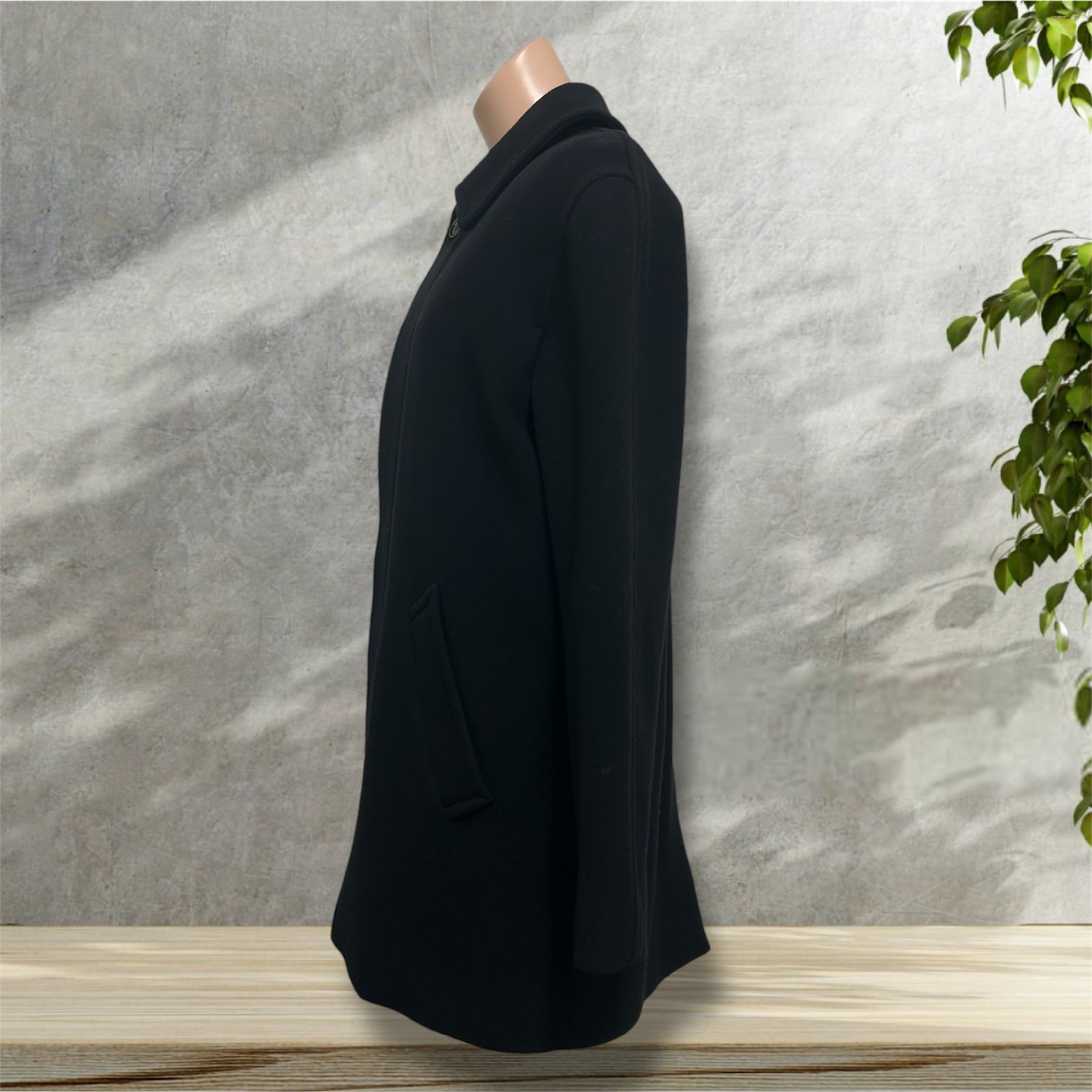 A.P.C. ウール ステンカラーコート size S （ゆったりめ）濃紺