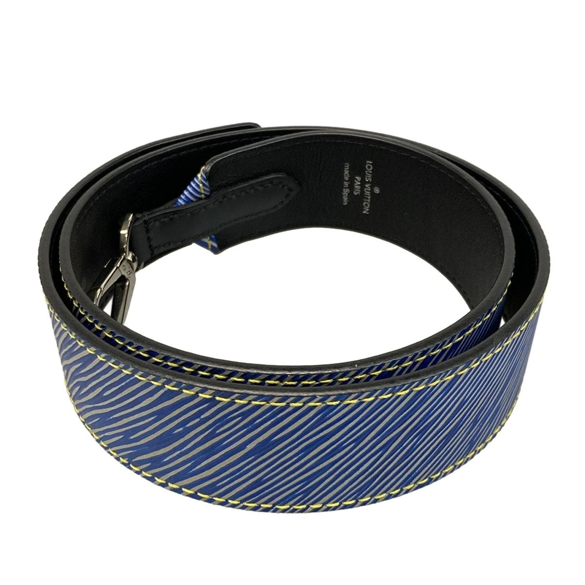 ルイヴィトン ショルダーストラップ エピ デニム 調整不可 幅4 CM J 02296 デニムライト レザー 牛革