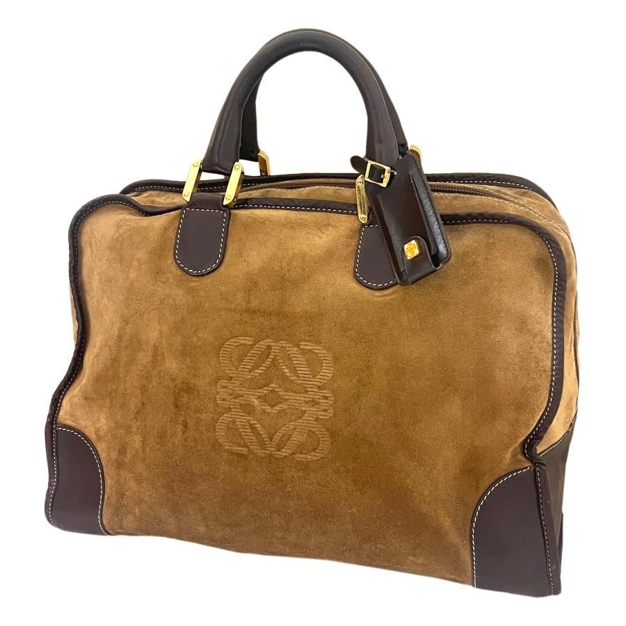 LOEWE ロエベ バッグ アマソナ40 スエード レザー ボストン
