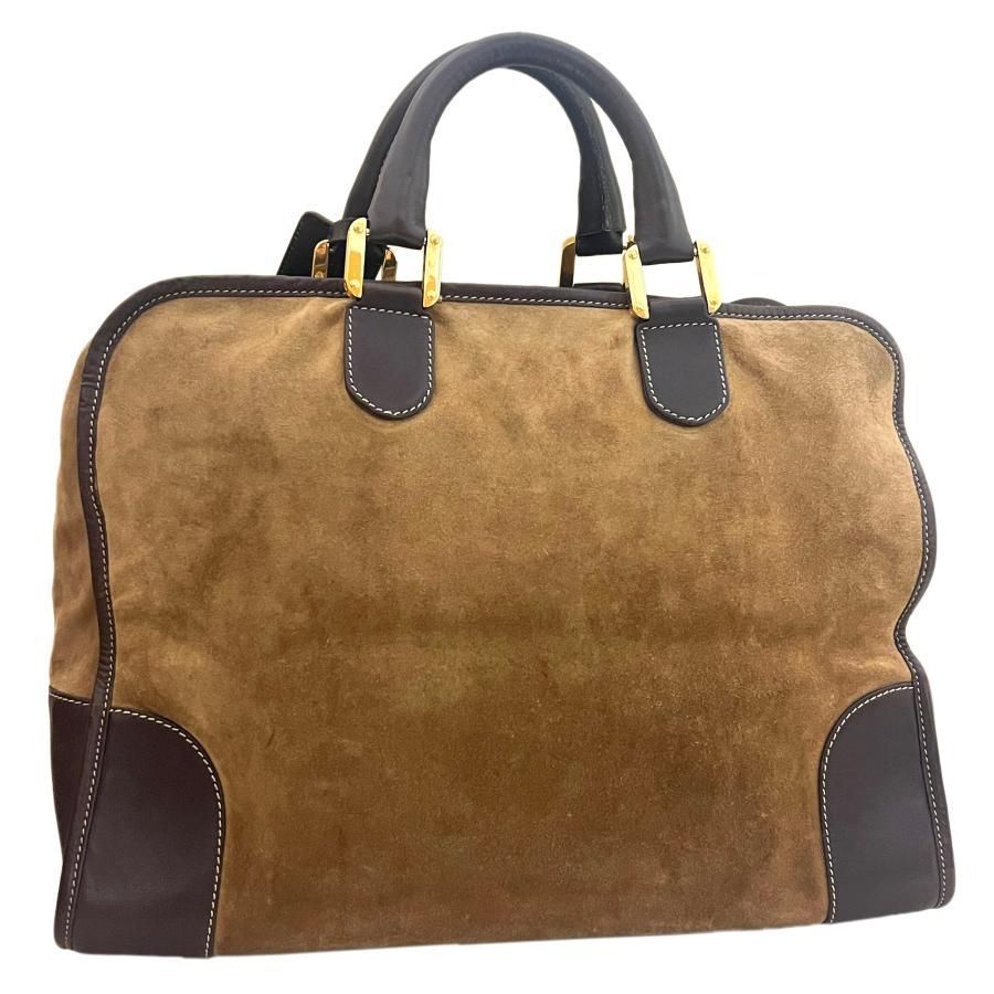 LOEWE ロエベ バッグ アマソナ40 スエード レザー ボストン