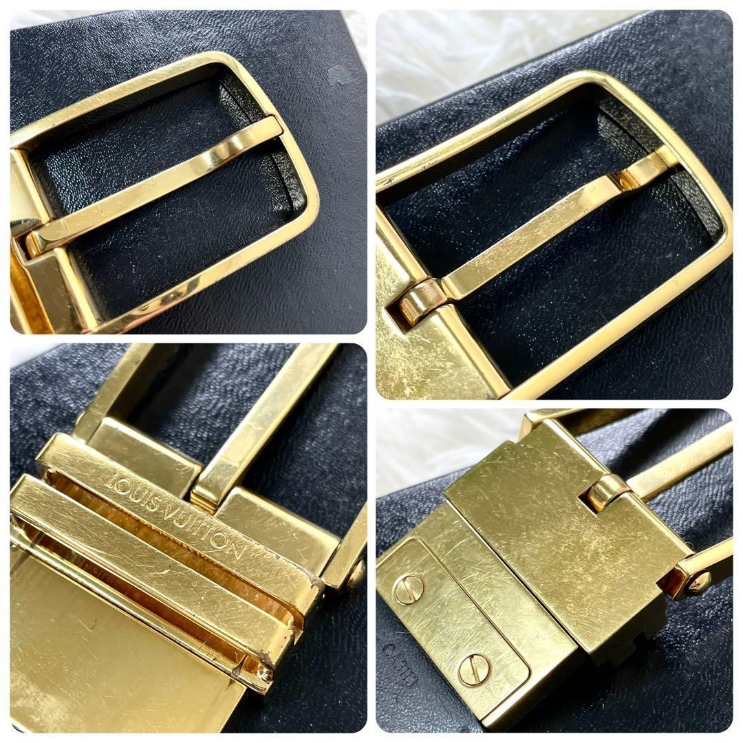 ルイヴィトン サンチュール ボストン ダミエアンフィニ M 9675 ゴールド