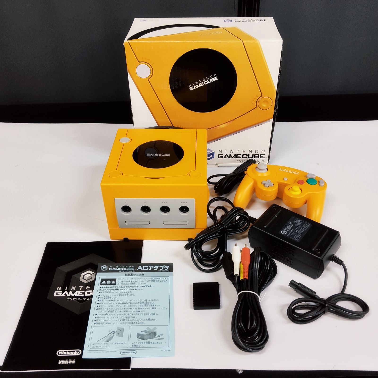 D12179】ゲームキューブ 本体 一式 セット オレンジ - メルカリ