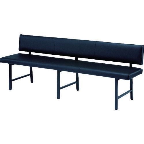 ＴＲＵＳＣＯ ロビーチェア 背付き ×４２０Ｈ ブラック