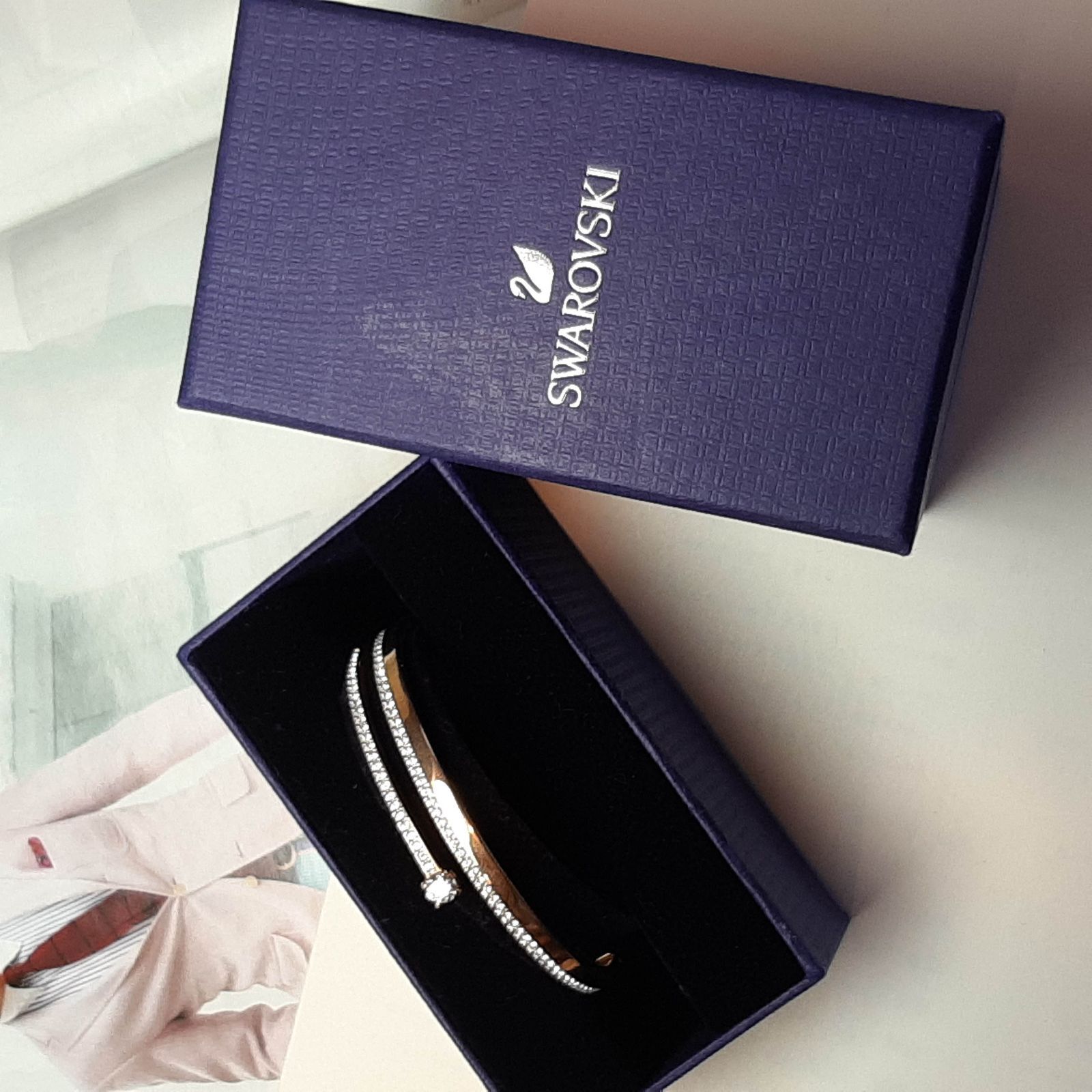 バングル ◎ スワロフスキー ブレスレット Swarovski MNN 10