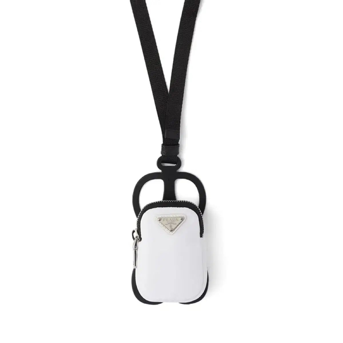 PRADA プラダ リナイロン 携帯ホルダー ケース ストラップ 財布 ポーチ 白