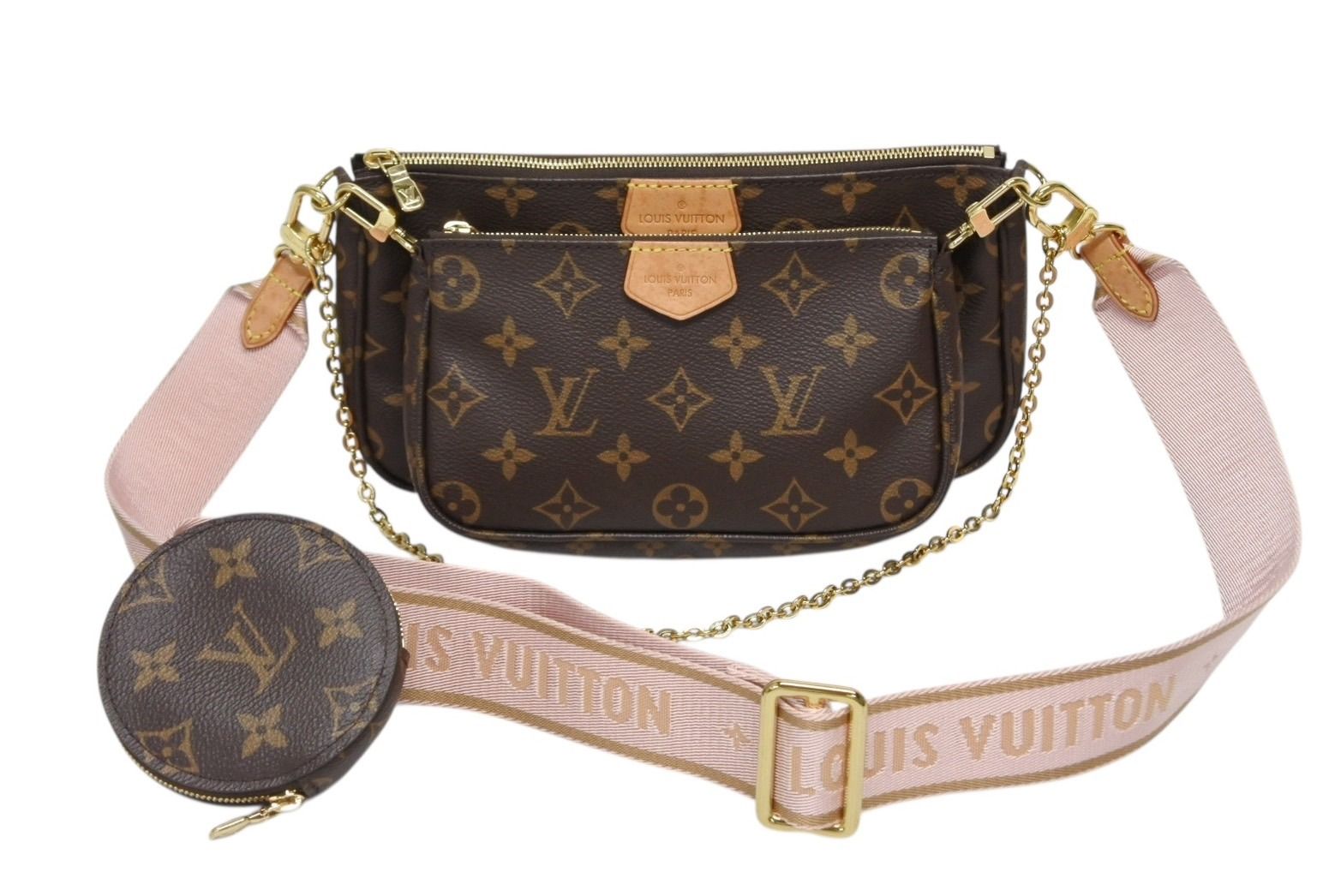 LOUIS VUITTON ルイヴィトン ミュルティ ポシェット アクセソワール ショルダーバッグ M 44840 モノグラム 4 b 009709
