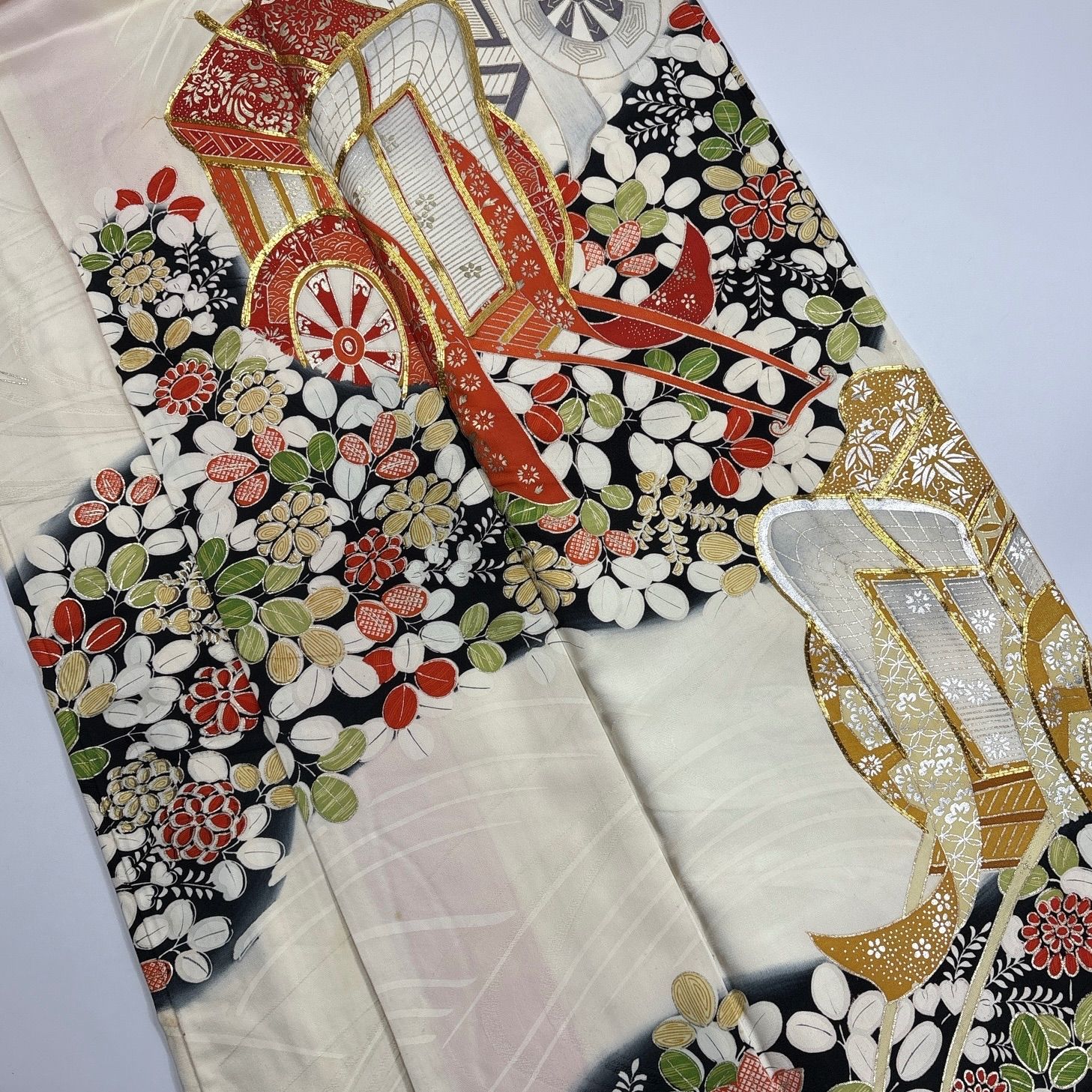 振袖 5枚 正絹 着物まとめ売り 同梱購入歓迎 リメイク用 着付け練習用