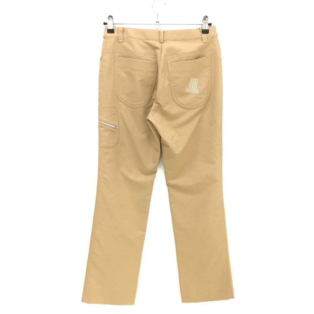 美品】ランバンスポール パンツ ベージュ 無地 ウエスト裏ストライプ