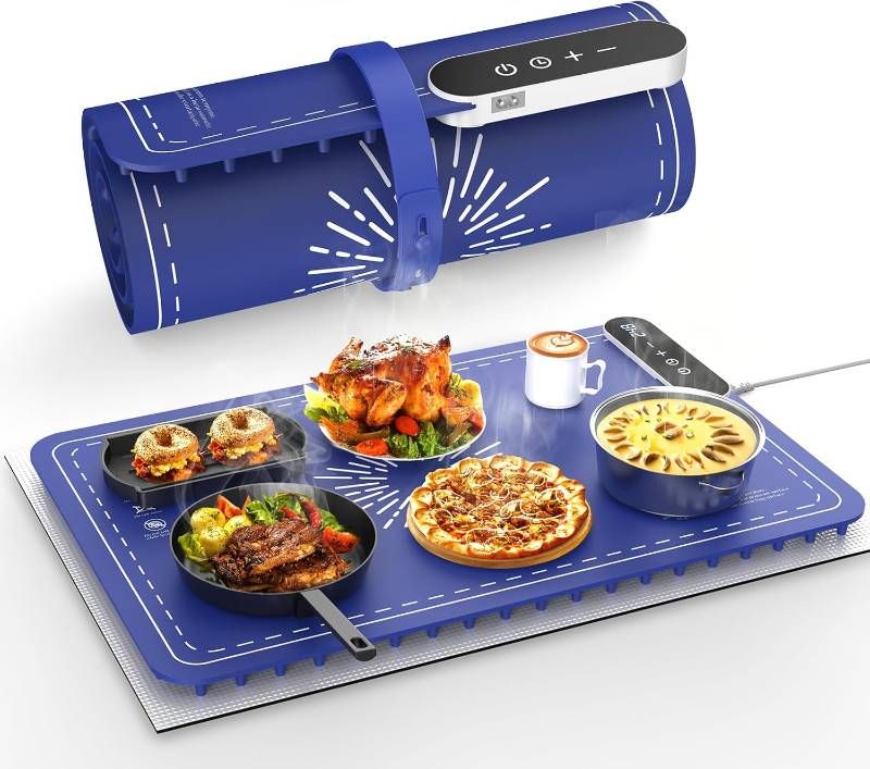 【新品未使用】食品温暖化マット プレート 高速電気保温トレイ 9段階の温度調整40℃〜120℃ 保温プレート 高速電気保温トレイ 9段階の温度調整40℃〜120℃ フード