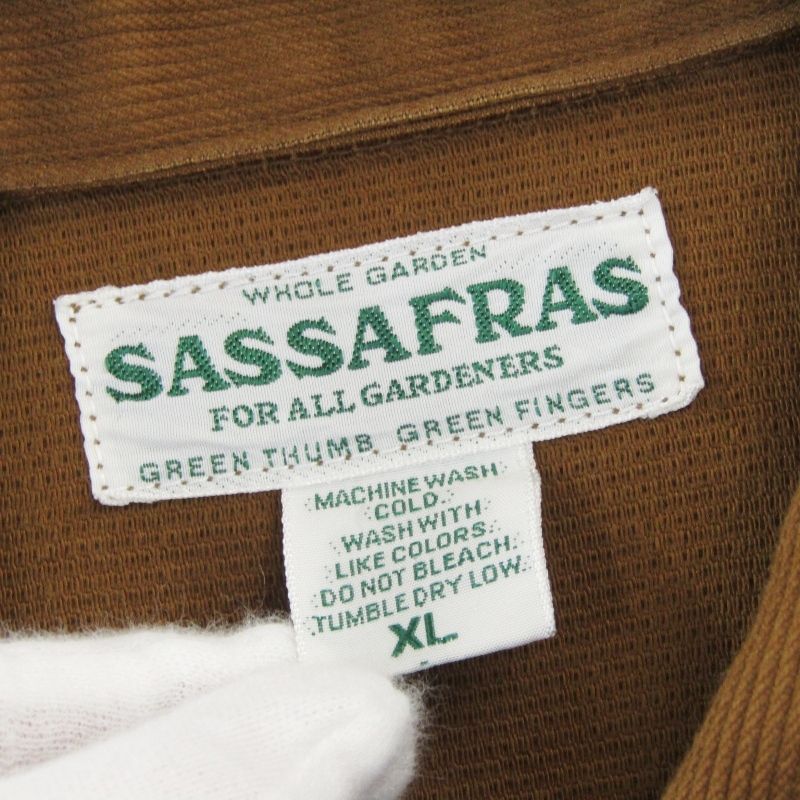 SASSAFRAS ササフラス Gardener Jacket Pique ガーデナージャケット