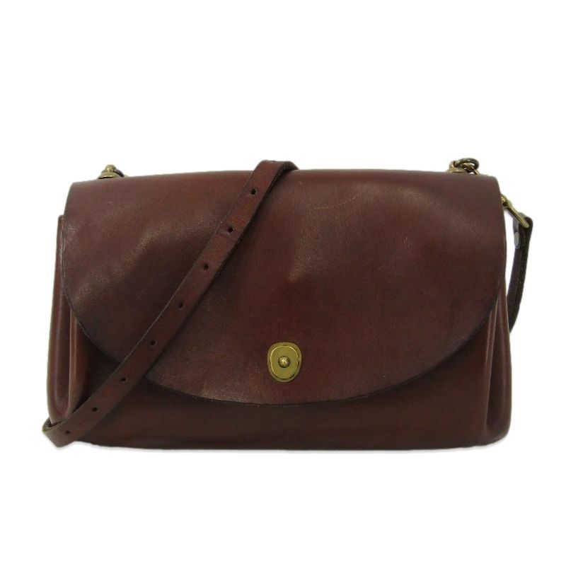 vasco ヴァスコ LEATHER GARCON 2 WAY BAG VS-215 L ショルダーバッグ カウレザー OLD OIL Series オールドオイル ブラウン